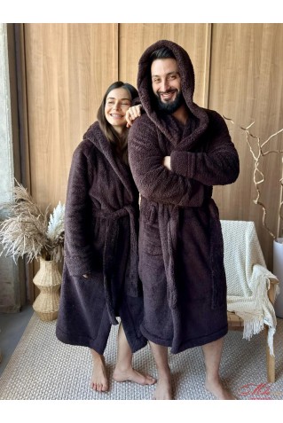 Універсальний халат з капюшоном COSY VELC01
